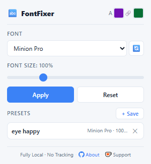 Font Optimizer