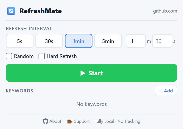 Auto Page Refresh